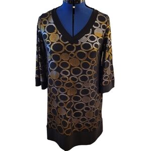 Clara Sunwoo metallic circles dress  - XL.          U46